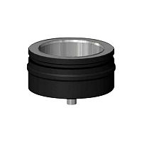 Заглушка с отводом конденсата, Permeter Ultra, 25 мм, D150, черный, Schiedel